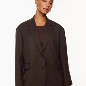 chocolate brown blazer
